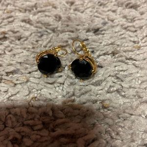 Kate spade black earrings
